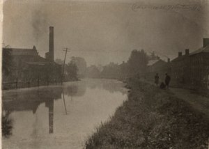 Am alten Kanal entlang, 1896