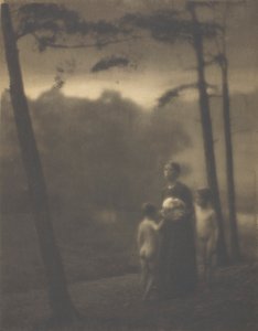 Abend—Mutter und Jungen, 1905