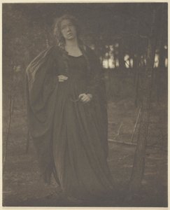 Ohne Titel [Frau im Wald], 1901-05 von Clarence H White
