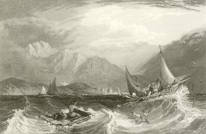 Bombay Hafen - Fischerboote, im Monsun von Clarkson Frederick Stanfield