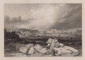 Der Tower of London von den Ausgrabungen der St Katherine