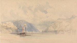 Burgen Rheinfels und Thurnberg am Rhein von Clarkson Stanfield