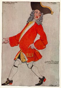Die Bettleroper, Captain Macheath von Claud Lovat Fraser