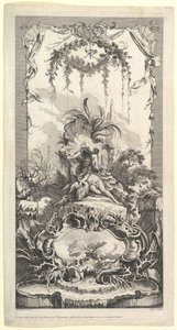 Leda und der Schwan von Claude Augustin Duflos