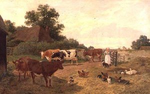 Eine Farm in Kent, Melkzeit