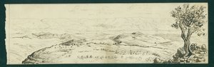 Blick nach Osten von El Tell von Claude Conder