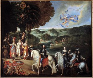 Allegorie des Pyrenäenfriedensvertrags 7. November von Claude Deruet