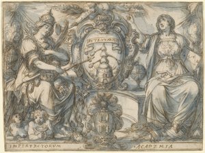 Imperfectorum Academia (Akademie der Unvollkommenen) von Claude Deruet