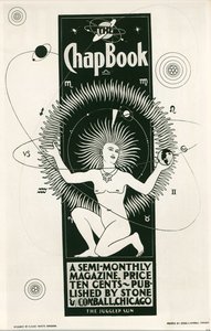Claude F. Bragdon: The Chap Book, ein halbmonatliches Magazin. USA (Litho)
