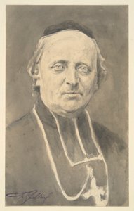 Monseigneur Felix-Arsene Billard, Bischof von Carcassone von Claude Ferdinand Gaillard