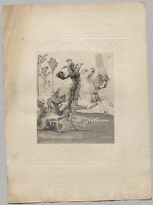 St. Georg und der Drache (2) von Claude Ferdinand Gaillard