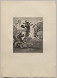 St. Georg und der Drache (4) von Claude Ferdinand Gaillard