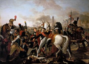 Napoleon verwundet vor Regensburg, 23. April 1809 von Claude Gautherot