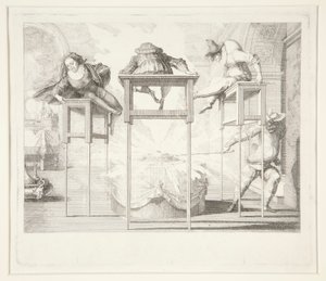 Schelmischer Harlekin von Claude Gillot