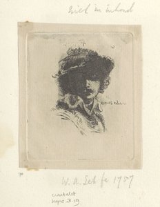 Selbstporträt mit Saskia: nur Rembrandt von Claude Henri Watelet