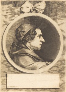 Porträt eines Abtes von Claude Henri Watelet after Charles Nicolas Cochin II