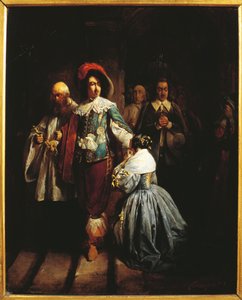 Karl I. von England (1600-1649) wird zum Tod geführt. (Öl auf Leinwand)