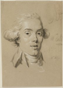 Porträt eines jungen Mannes von Claude Jean Baptiste Hoin