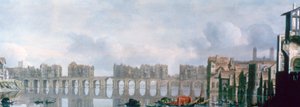 London Bridge, 1630 von Claude Jongh