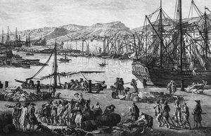 Alter Hafen von Toulon, gesehen von den Quartiermeisterlagern, Serie 