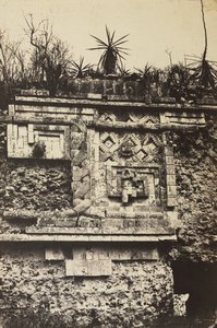 Das Kloster, Uxmal von Claude Joseph Désiré Charnay