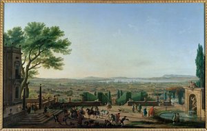 Die Stadt und die Reede von Toulon von Claude Joseph Vernet