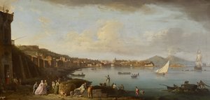 Neapel, Blick auf die Bucht von Süden, ca. 1742