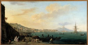 Die Bucht von Neapel mit dem Vesuv