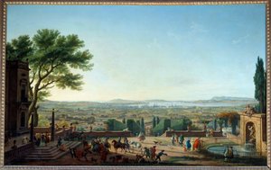 Ansicht des Hafens und der Stadt Toulon. Gemälde von Joseph Vernet (18. Jahrhundert) von Claude Joseph Vernet