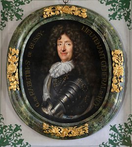 Porträt von Roger Bussy-Rabutin. Schloss Bussy-Rabutin.