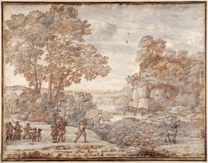 Ascanius schießt den Hirsch von Sylvia, ca. 1680