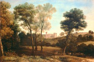 Landschaft mit Schloss von Claude Lorrain