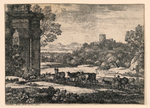 Heimkehr des Viehs durch einen Sturm von Claude Lorrain