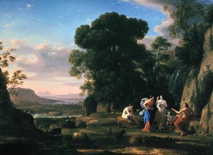 Das Urteil des Paris 1645-1646 von Claude Lorrain