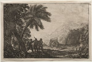 Landschaft mit Räubern von Claude Lorrain