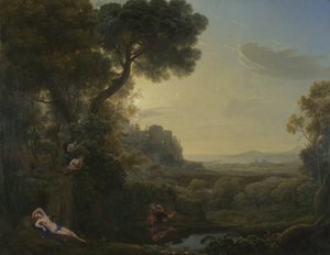Landschaft mit Narziss und Echo