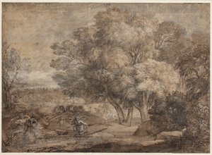 Landschaft mit Narziss und Echo