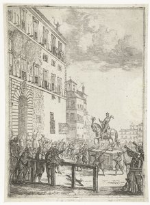 Reiterstandbild des Kaisers des Heiligen Römischen Reiches von Claude Lorrain