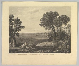 Meereslandschaft mit Bacchus und Ariadne, 1742 von Claude Lorrain