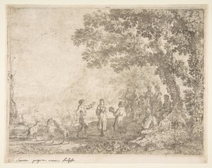 Der Bauerntanz Große Platte, ca. 1637
