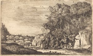 Die Flucht nach Ägypten von Claude Lorrain