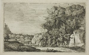 Die Flucht nach Ägypten von Claude Lorrain