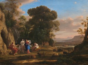 Das Urteil des Paris von Claude Lorrain
