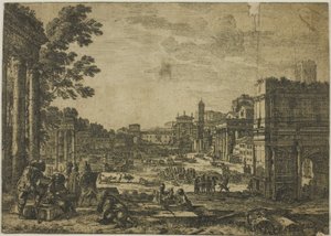 Das Forum Romanum von Claude Lorrain