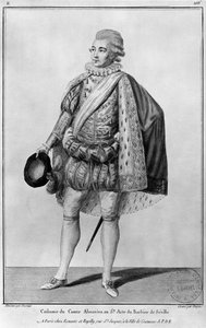 Graf Almaviva, Illustration aus Akt V von 