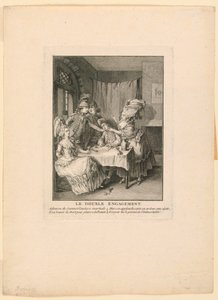 Le Double Engagement von Claude Louis Desrais