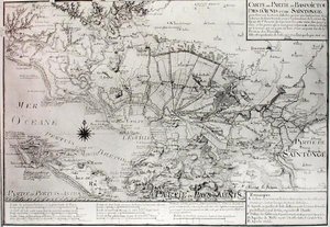 Karte von Bas Poitou, Aunis und Saintonge mit den Sümpfen der Bucht von Aiguillon, 1716 von Claude Masse