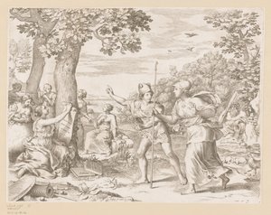 Allegorie auf die gute Regierung Frankreichs von Claude Mellan