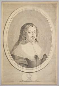 Anna von Österreich von Claude Mellan