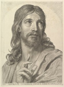 Büste des erwachsenen Christus von Claude Mellan